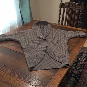 Soft  oversized cocoa cardigan